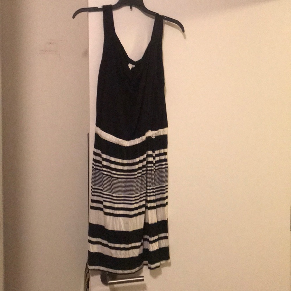 Used black and white summer dress